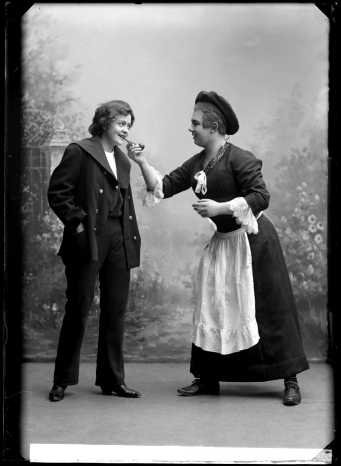 Kapten Grant och hans barn, Östermalmsteatern 1908. Rollporträtt - SMV - GB073
