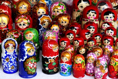 Babuschka russian doll wood doll photo