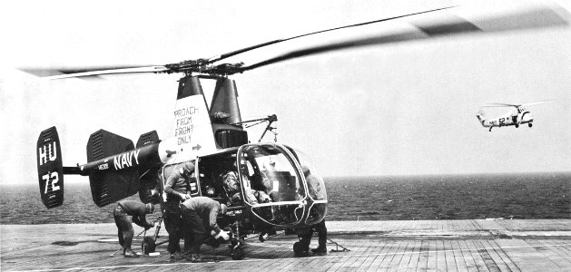Kaman HUK-1 aboard USS Randolph (CVS-15) in April 1959