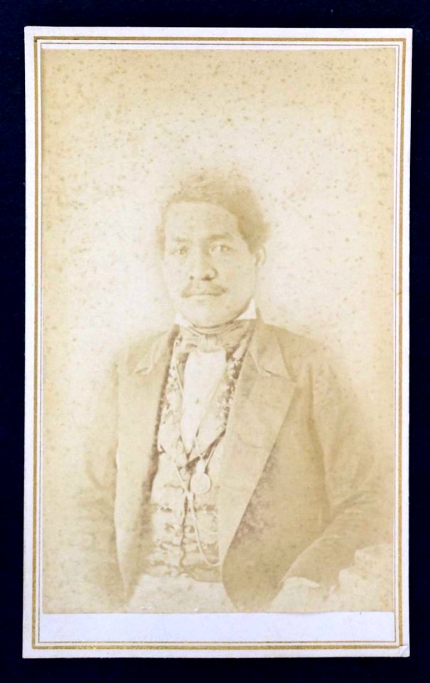 Kamehameha III, carte de visite by Menzies Dickson