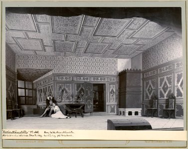 Karin Månsdotter, Dramatiska teatern 1899. Föreställningsbild - SMV - H10 032