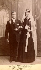 Karl & Kerstin Hedberg 1893 photo