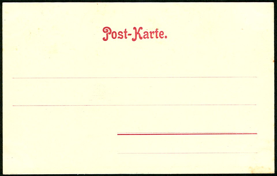 Karl F. Wunder PC 0061 Hannover, Osterstraße. Adressseite ungeteilt, Post-Karte blanco