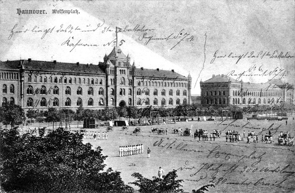 Karl F. Wunder PC 0082 Hannover. Welfenplatz. Bildseite. Ganzbild