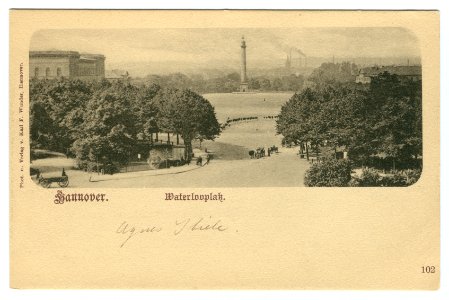 Karl F. Wunder PC 0102 Hannover. Waterlooplatz
