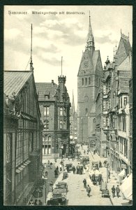 Karl F. Wunder PC 0239 Hannover. Köbelingerstraße mit Marktturm. Bildseite