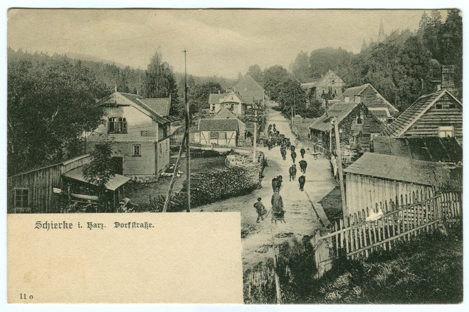 Karl F. Wunder PC 0011o Schierke i. Harz. Dorfstraße. Ansichtsseite