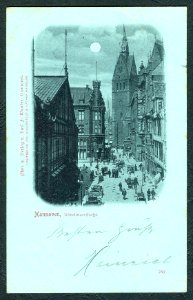Karl F. Wunder PC 0239 Hannover, Köbelingerstraße. Mondscheinkarte Bildseite