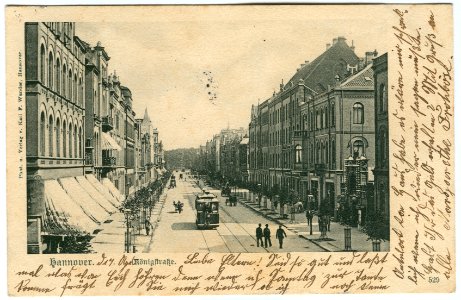 Karl F. Wunder PC 0529 Hannover. Königstraße