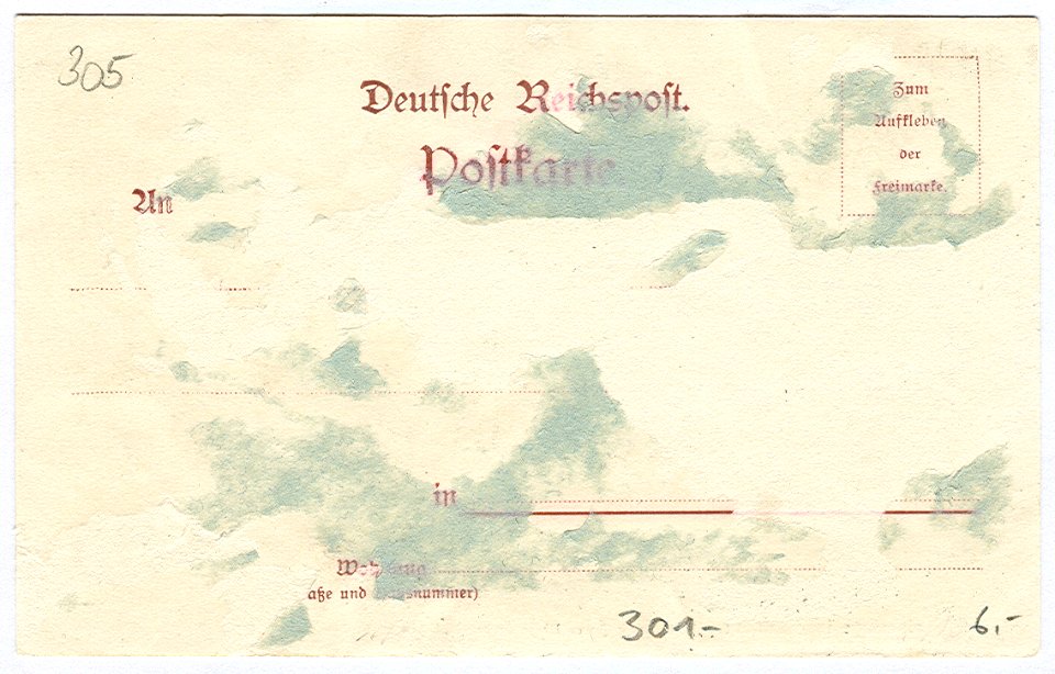 Karl F. Wunder PC 0552 Kaisertage in Hannover. Begrüßung Ihrer Majestät der Kaiserin in Linden. Back Side