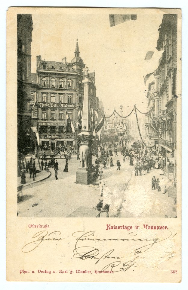 Karl F. Wunder PC 0557 Kaisertage in Hannover Osterstraße