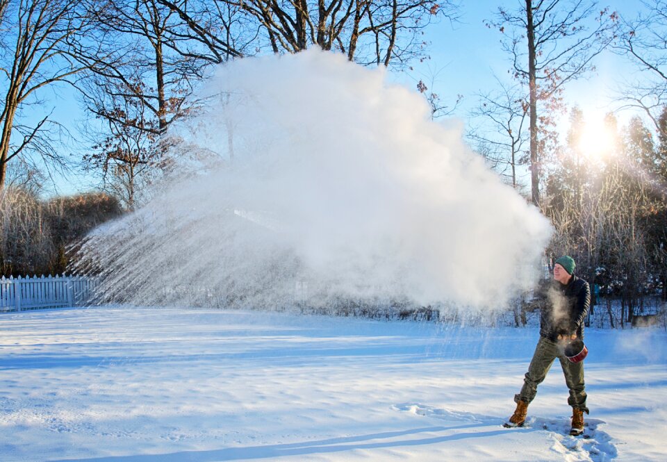 Cold frost frozen photo