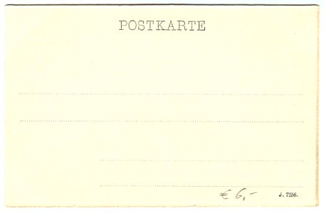 Karl F. Wunder PC 0835 Hannover. Die Eilenriede. Beim Steuerndieb. Back Side