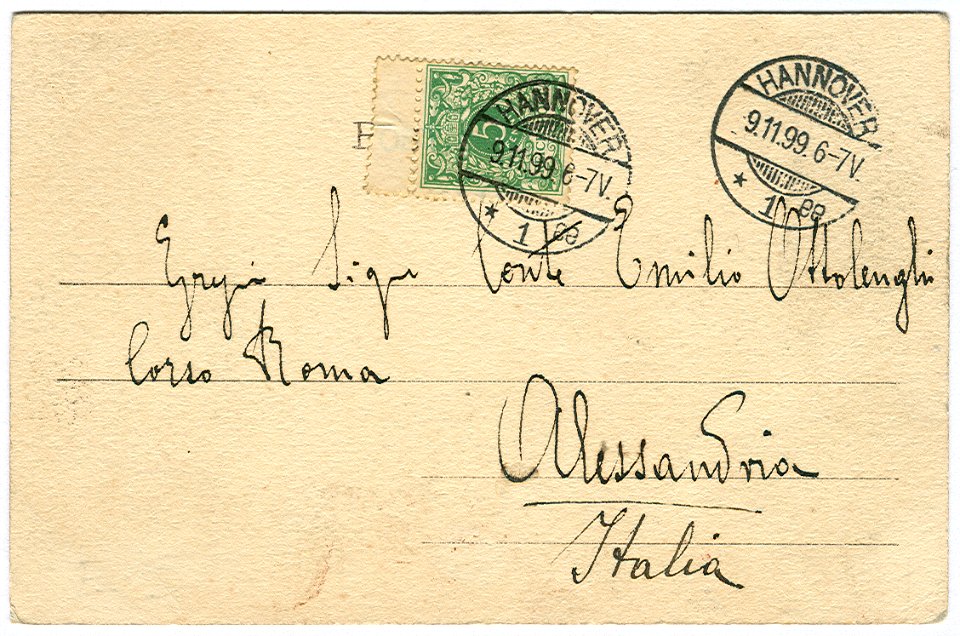 Karl F. Wunder PC 0642 Hannover Georgstrasse und gr. Packhofstrasse Back Side