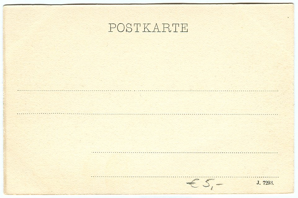 Karl F. Wunder PC 0879 Hannover. Vor kl. Buchholz Backside
