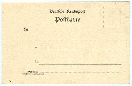 Karl F. Wunder PC 0694 Hannover. Justizpalast. Back Side