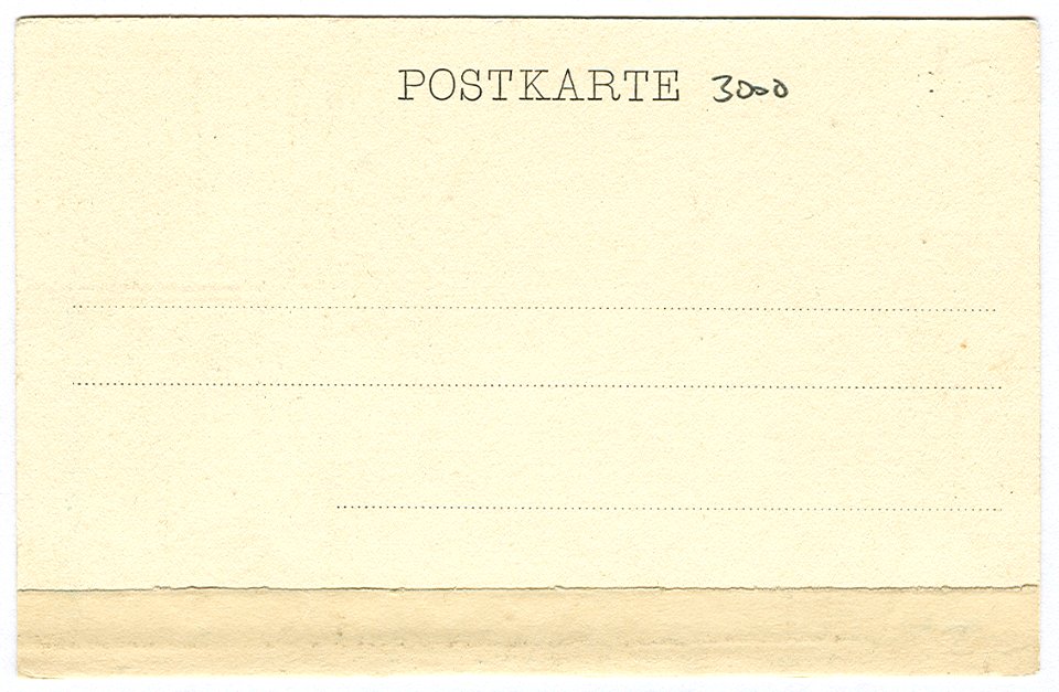 Karl F. Wunder PC 0733. Hannover. Die Eilenriede. Weg nach Buchholz. Back Side