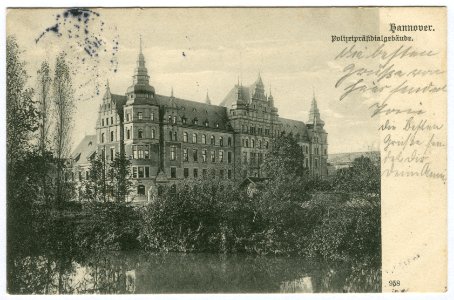 Karl F. Wunder PC 0958 Hannover. Polizeipräsidialgebäude