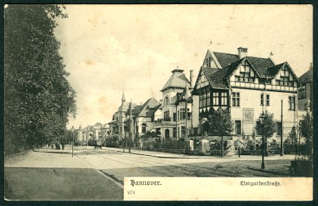 Karl F. Wunder PC 0978 Hannover. Tiergartenstraße. Bildseite