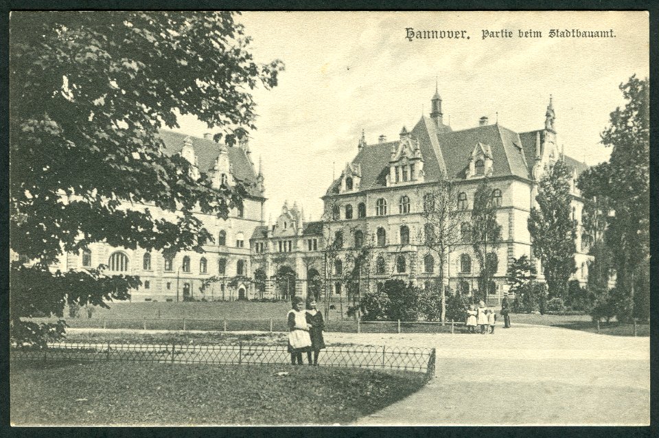 Karl F. Wunder PC 1053 Hannover. Partie beim Stadtbauamt