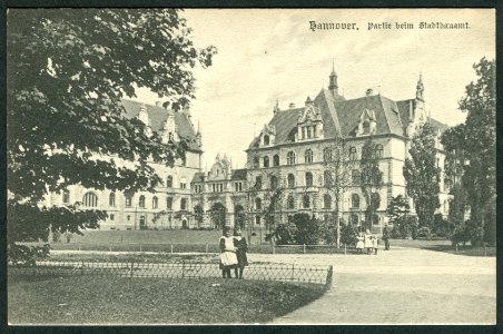 Karl F. Wunder PC 1053 Hannover. Partie beim Stadtbauamt
