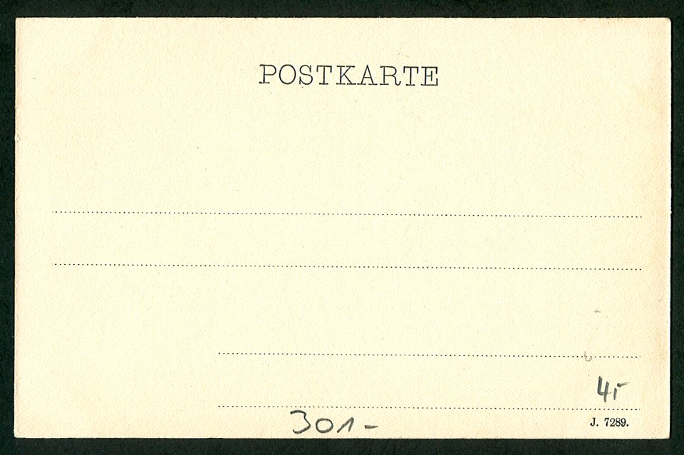 Karl F. Wunder PC 0875 Hannover. Leine u. Schnellegraben. Adressseite