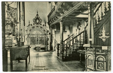 Karl F. Wunder PC 1081 Hannover. Leibnizhaus, Halle