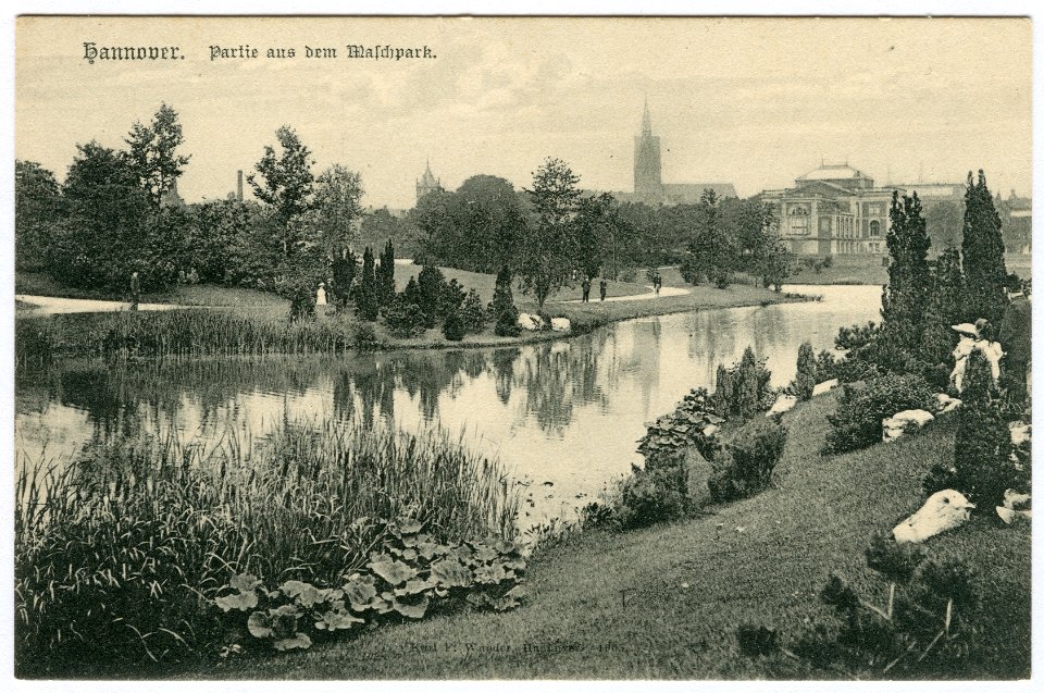Karl F. Wunder PC 0942 Hannover Partie aus dem Maschpark