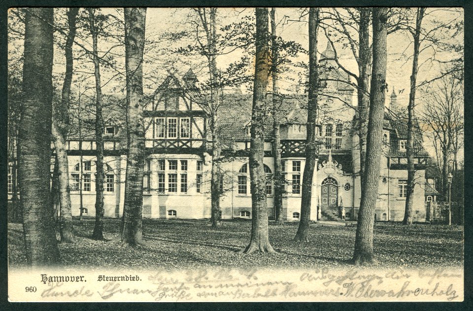 Karl F. Wunder PC 0960 Hannover. Steuerndieb. Bildseite