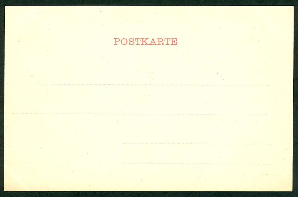 Karl F. Wunder PC Hannover Waterloofeier am 18. Juni 1899. Adressseite