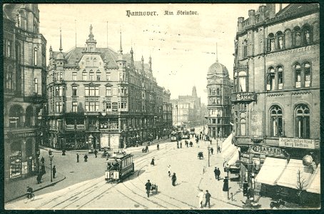 Karl F. Wunder PC 1017 Hannover. Am Steintor. Bildseite