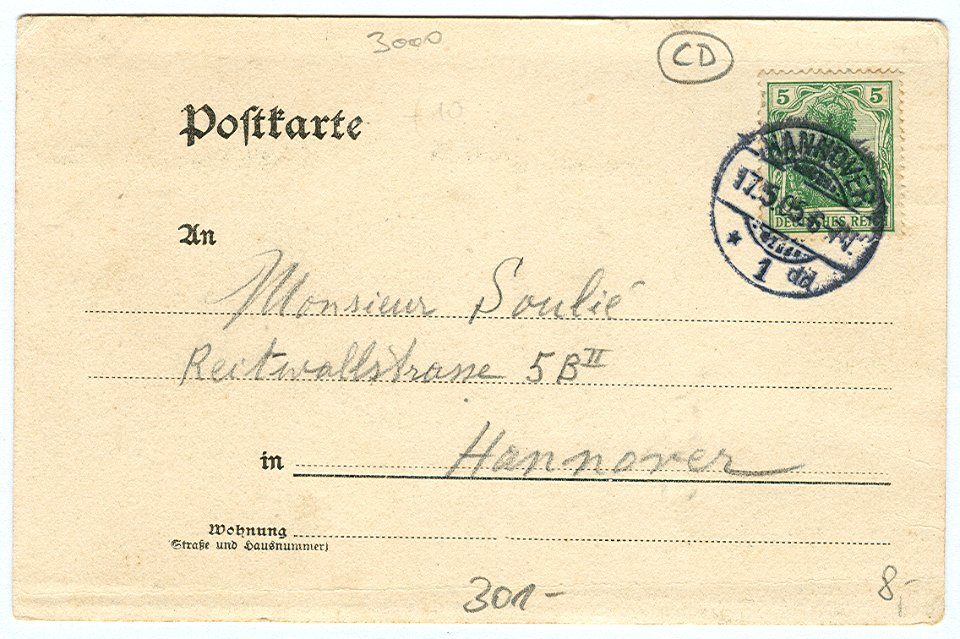 Karl F. Wunder PC Waldwirtschaft Steuerndieb (Otto Reuter) Weinrestaurant Langelaube 47. No. 2. Back Side