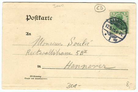 Karl F. Wunder PC Waldwirtschaft Steuerndieb (Otto Reuter) Weinrestaurant Langelaube 47. No. 2. Back Side
