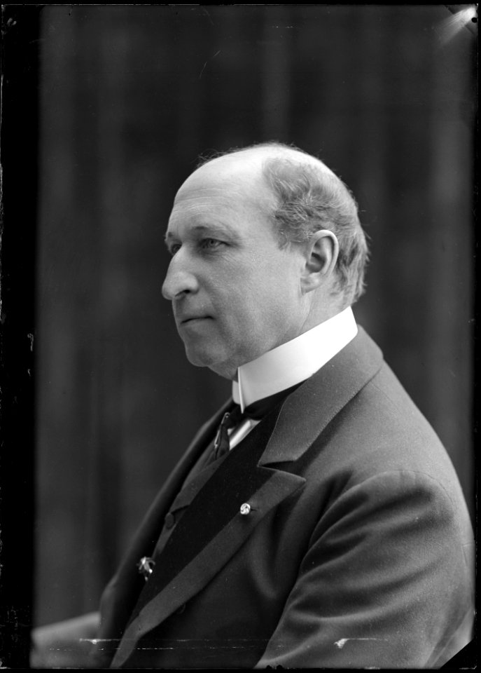 Karl Mantzius, actor, portrait 1907 - SMV - NM011