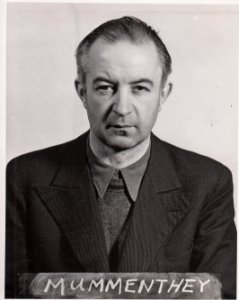 Karl Mummenthey, defendant in the Pohl Trial