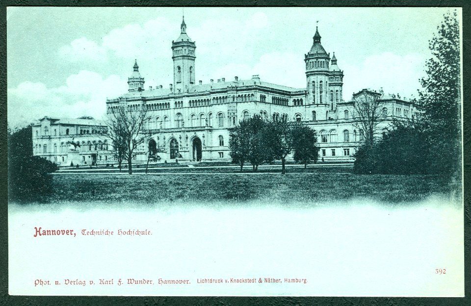 Karl F. Wunder PC 0392 Hannover, Technische Hochschule. Bildseite