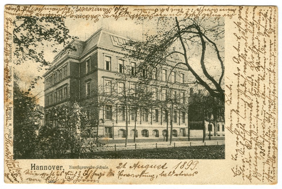 Karl F. Wunder PC 0532 Hannover, Kunstgewerbe-Schule