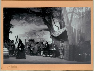 Karl XII, Dramatiska teatern 1902. Föreställningsbild - SMV - H13 030