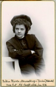 Karla Strandberg, rollporträtt - SMV - H8 039