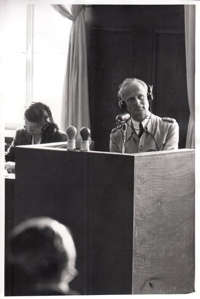 Karl Wolff, prosecution witness in the Pohl Trial