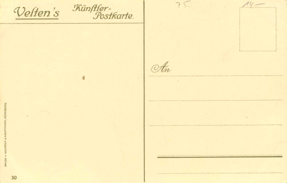 Karlsruhe, Baden-Württemberg - Stadtgartensee und Festhalle (2) (back) (Zeno Ansichtskarten)