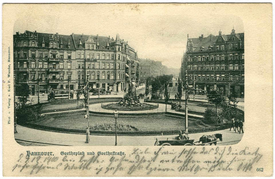 Karl F. Wunder PC 0662 Goetheplatz und Goethestraße