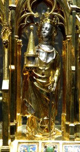 Karlsreliquiar Heilige Katharina