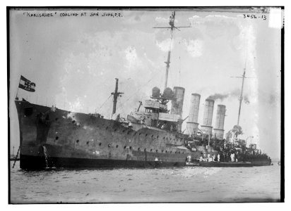 KARLSRUHE coaling at San Juan P.R. LCCN2014698905