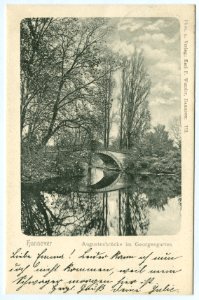 Karl F. Wunder PC 0772 Hannover Augustenbrücke im Georgengarten
