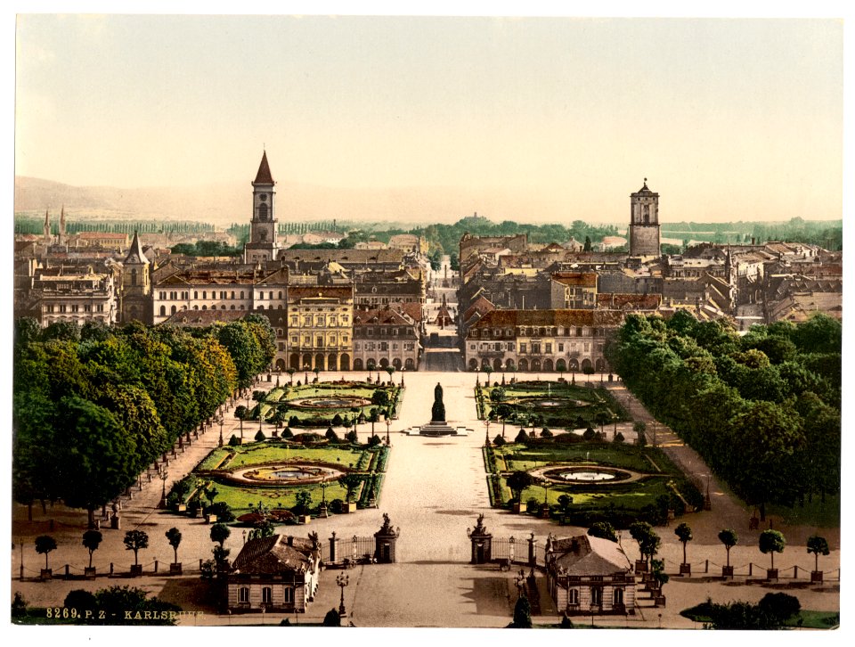 Karlsruhe, general view, Baden, Germany-LCCN2002713591