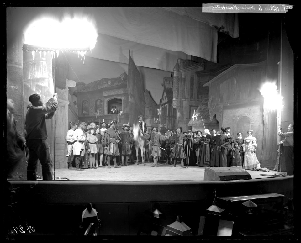 Karin Månsdotter, Dramatiska teatern 1899. Föreställningsbild - SMV - DrT102