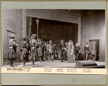 Karin Månsdotter, Dramatiska teatern 1899. Föreställningsbild - SMV - H10 031