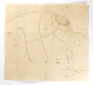 Karta över närmaste omgivningarna vid Malmö stad - Skoklosters slott - 98061