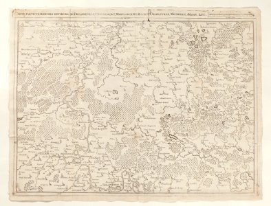 Karta över omgivningarna vid Philipeville, Charlemont, Marienbourg, Rocroy, Charleville, Mezieres - Skoklosters slott - 98023
